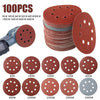 100pcs 125mm 5" Sanding Discs