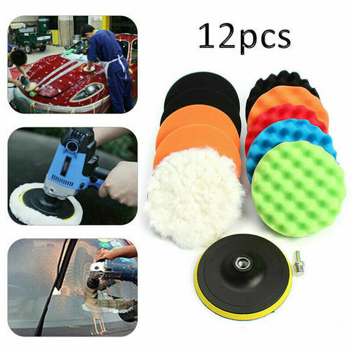 5Pcs Buffing Schwamm Polishing Pad Kit Waxing Auto Verwenden Sie