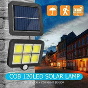Solar Wall Lights 120 LED Sensor Wall Lamp