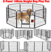 Dog play dog pen XL 80X100 8 Panel - Paktec.nz