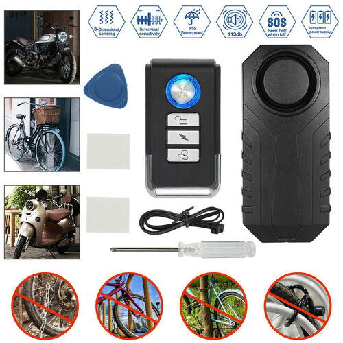 Motorcycle Security Alarm Wireless Motorbike Anti-Theft