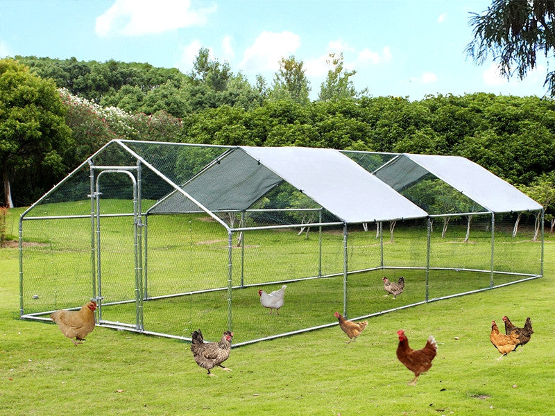 Chicken Coop 32mm /25mm Metal galvanized steel 3x8M – Paktec.nz