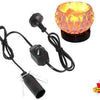 Salt Lamp Cable with Dimmer - 2 meters - Paktec.nz