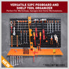Garage Storage System Wall Mount Pegboard Shelf Tool Organiser Rack
