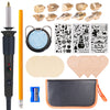 24Pcs Pyrography Kit Wood Burning Pen