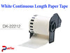 DK22212 White Continuous Length Paper Tape - Paktec.nz