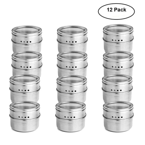 Spice Jars Magnetic Storage