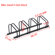 4-Slots Floor Mounted Bike Stand Bike Rack