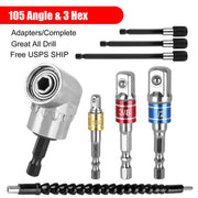Right Angle Drill Bit Extension Set