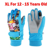 Kids Ski Gloves Ski Mittens XL