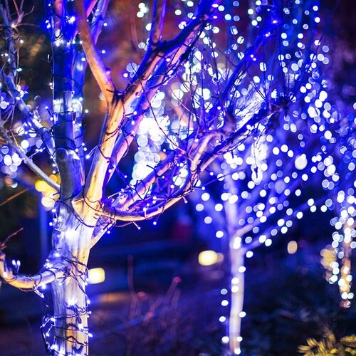 Lue Light String String Lights Solar Lights 200 LED Blue – Paktec.nz