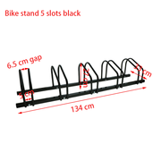5-Slots Floor Mounted Bike Stand Bike Rack