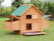 Chicken Coop with Nesting Box and Perch