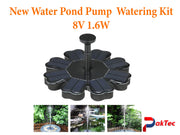 New Water Pond Pump Watering Kit 8V 1.6W - Paktec.nz