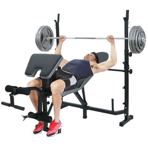Squat Rack Bench Rack Weight Bench Flat Bench – Paktec.nz