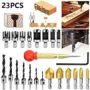 Countersink Drill Bits Woodworking Chamfer Drilling Tool Wood Plug Cut