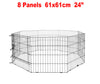 61cm Dog Pen Pet Pen Dog Kennel