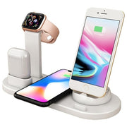 Wireless Charging Dock Station 4 in 1 iPhone AirPod Apple Watch Charger