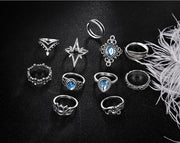 Boho Ring Set 11 pcs