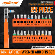Ratchet Wrench Screwdriver Hex Torx Bit Set