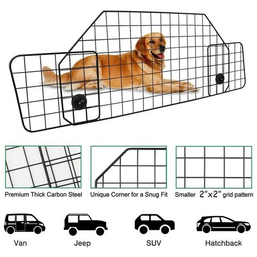 Dog Car Cargo Barrier Divider Fence Gate - Main Image