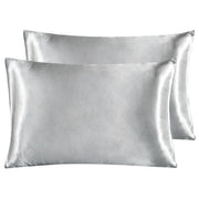 Satin Pillowcase Grey 2PC