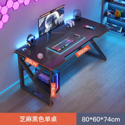 Modern Computer Desk - black - Length 80cm