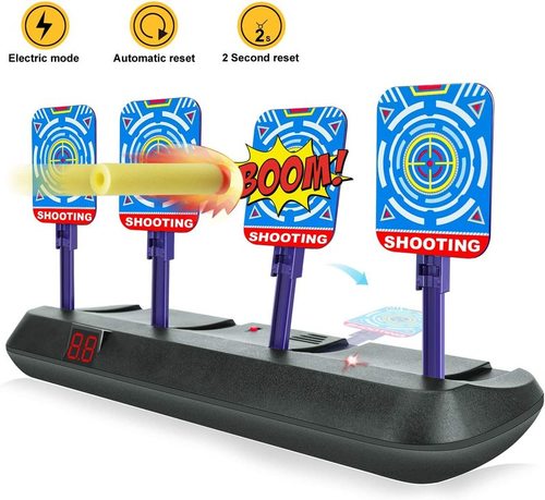 Nerf Ringing Target Shooting Target for Nerf Gun Electronic Scoring Auto Reset Targets ...
