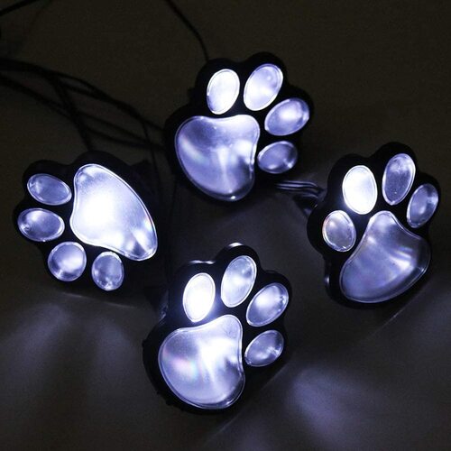 Dog paw deals solar lights