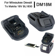 Milwaukee Dewalt To Makita Adapter 18V Lithium