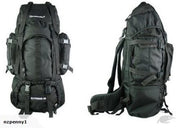 55L Tramping Pack Back Pack Bag Black