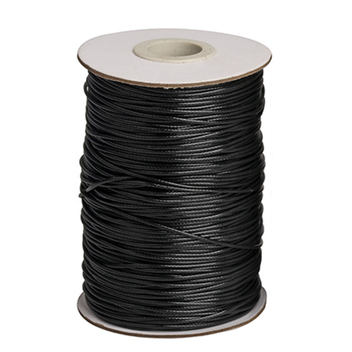 1mm 160M Black Waxed Thread Leather Sewing Jewellery DIY Handcraft ...