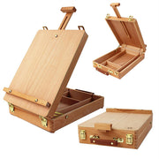 Wooden Easel Stand Box