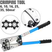 6-50mm Plug Crimp Crimping Plier Tool Cable Plug Battery Hex Crimper