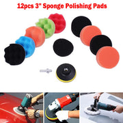 Car Polisher Buffer Cleaning Kit Polishing Waxing Buffing Sponge Pads