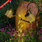 Solar Outdoor Garden Light LED Watering Can String Lights Lamp