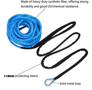 Winch Rope Blue 6mm x 15m