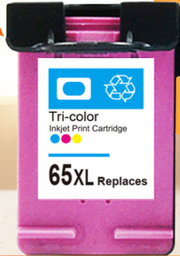 HP65 XL Color Compatible Ink Cartridge for HP Printer DeskJet 1110 1111 1112