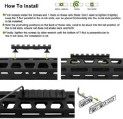 5.5" 14mm Picatinny Weaver Rail Rifle Gun Hunting Scope Mount 13 Slots