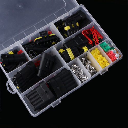 12V Waterproof Car Electrical Wire Connectors Terminals Assortment Kit ...