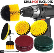 12pcs Power Drill Brush Scrub Pads Attachment Set