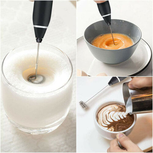 1 Set Of Handheld Electric Milk Frother And Egg Beater, 1200mah, Equipped  With 2 Heads, Usb Rechargeable, 3 Adjustable Speeds, Suitable For Coffee  Latte, Cappuccino, Hot Chocolate, And Whisking Eggs.