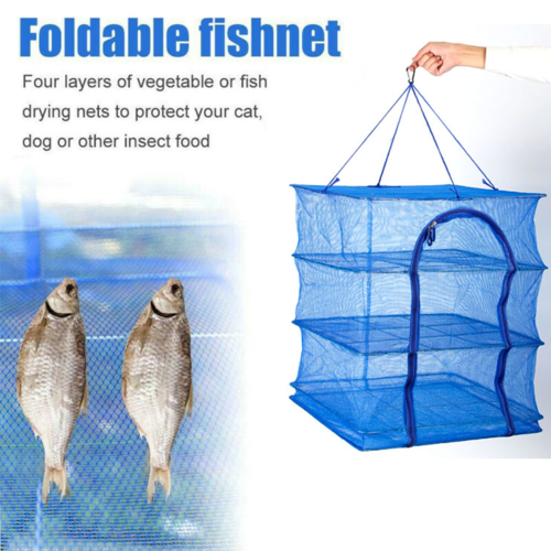Fish Drying Rack Net Folding Mesh Hanger – Paktec.nz