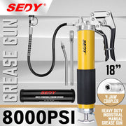 Pistol Grip Grease Gun 8000PSI Flex Hose