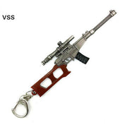 PUBG VSS Model Metal Keychain Playerunknown's Battlegrounds