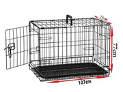 Single Doors Pet Cage-Large 42 inches