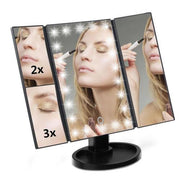 Makeup Mirror with Light LED Magnifying Makeup Mirror Trifold