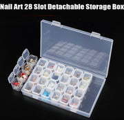 Diamond Painting Boxes Nail Tips Rhinestone Beads Gems Storage Box